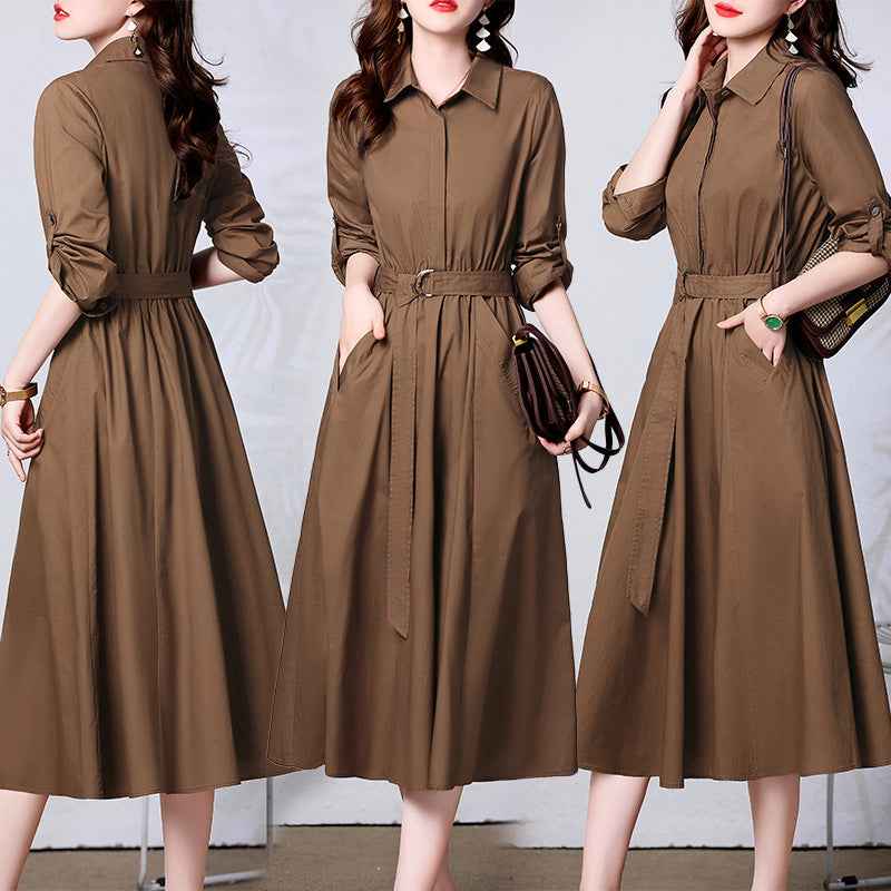 Elegant, Chic Waist-cinching Skirt That Flatters Your For Early Spring