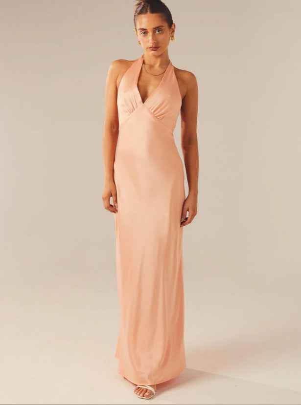 Summer Backless Lace Up Slim Fit Long Dress
