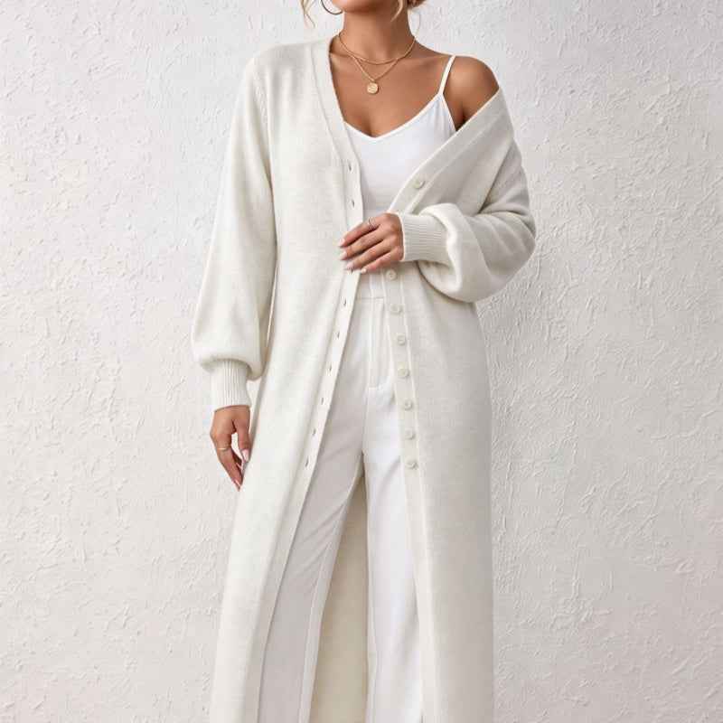 Fashionable Knitted Cardigan Dress