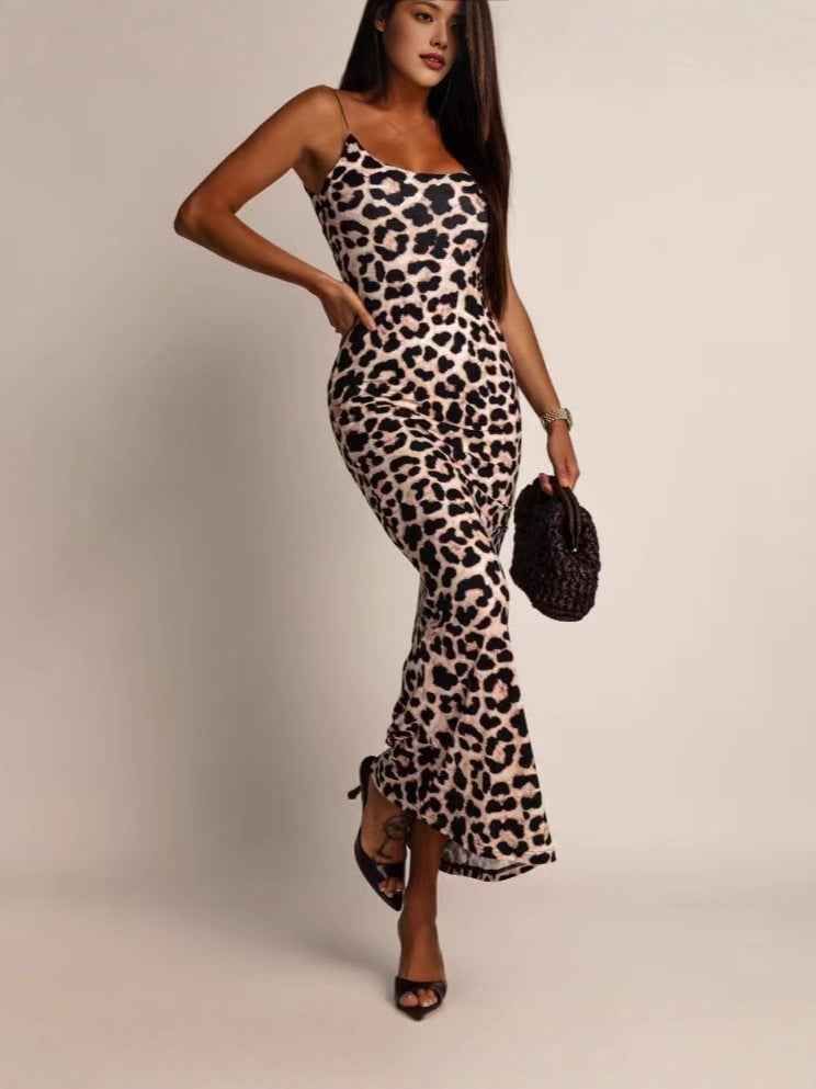 Elegant Sexy Strap Slim Fit Socialite Style Women's Dress