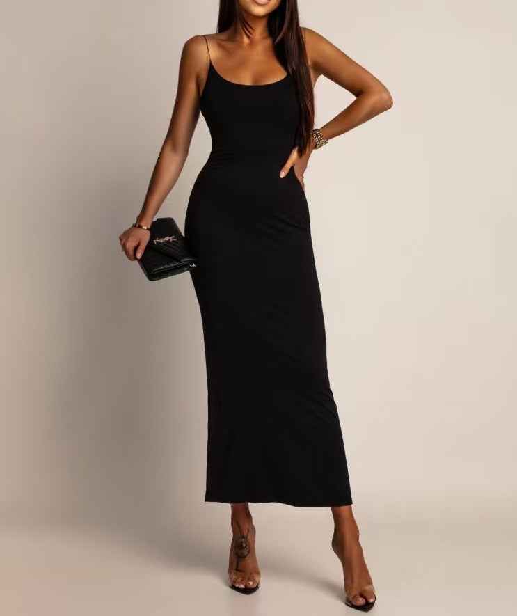 Elegant Sexy Strap Slim Fit Socialite Style Women's Dress
