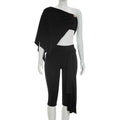 Crop-top And Bow-tie Shorts Three-piece Casual Set