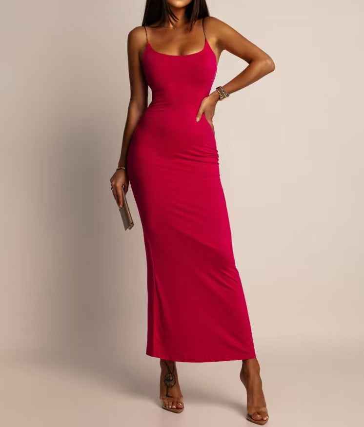 Elegant Sexy Strap Slim Fit Socialite Style Women's Dress