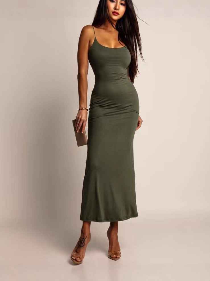 Elegant Sexy Strap Slim Fit Socialite Style Women's Dress