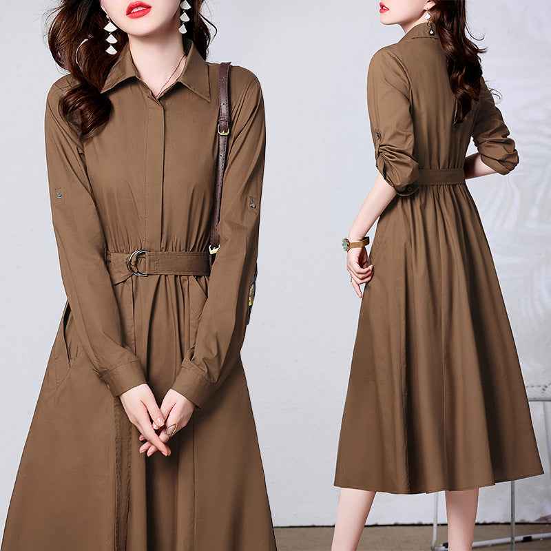 Elegant, Chic Waist-cinching Skirt That Flatters Your For Early Spring