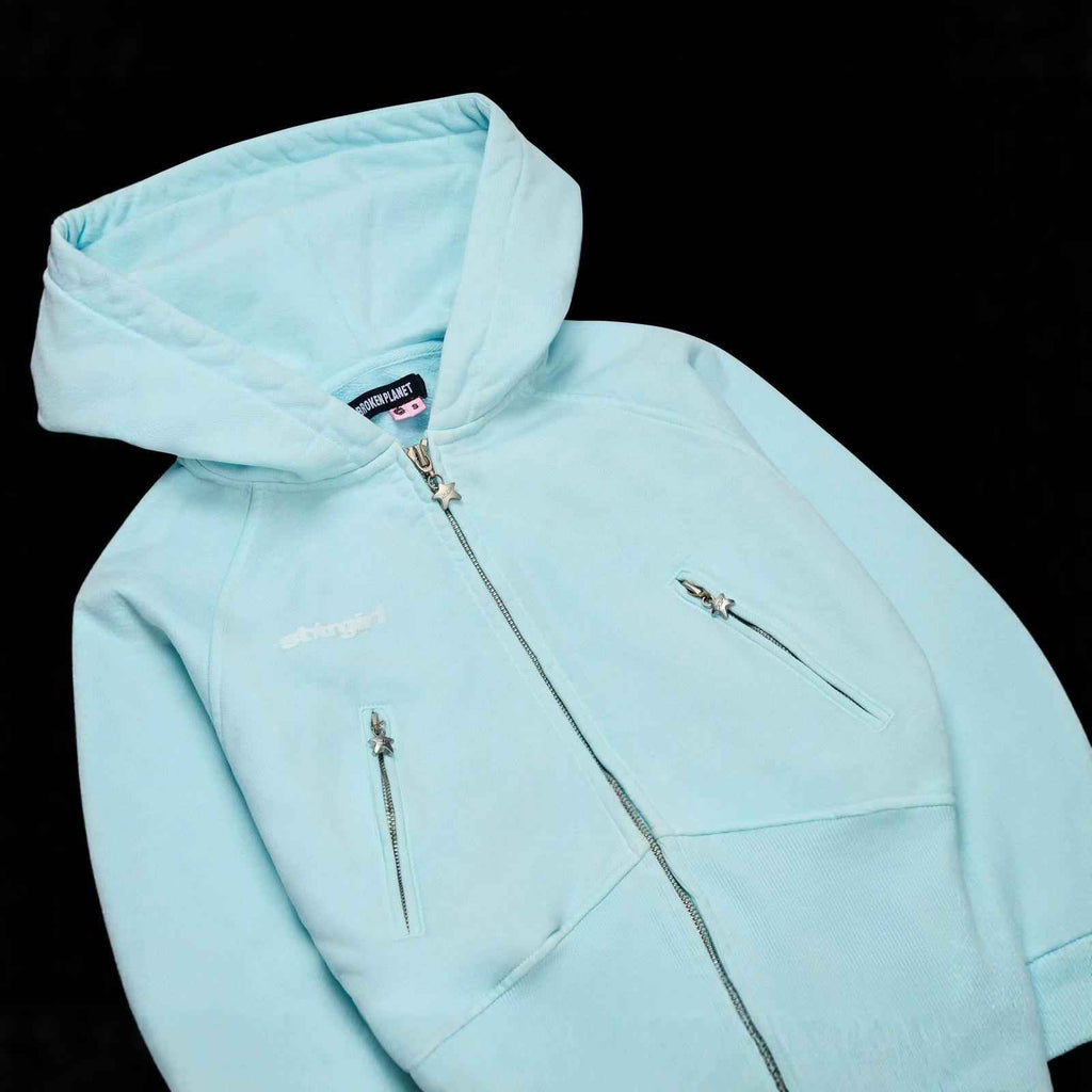 Retro Hooded Waist-cinched Long-sleeve Sweatshirt For Women