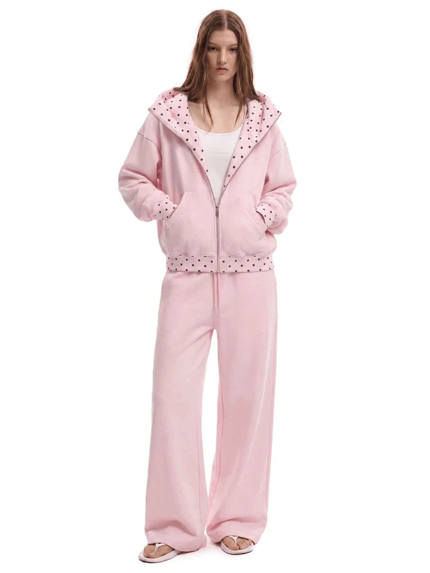 Womens Casual Loose Drawstring Pants Sports Suit