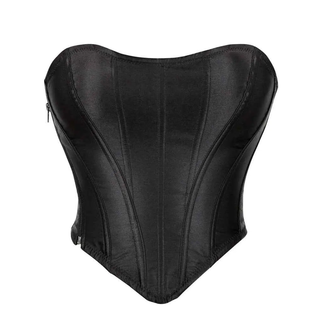 Figure-flattering Waist-cinching Strap-back Tube Top Shapewear