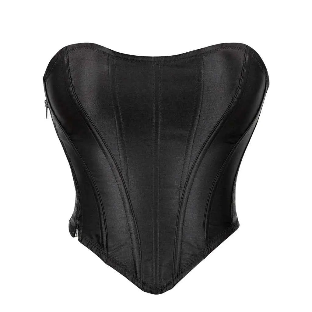 Figure-flattering Waist-cinching Strap-back Tube Top Shapewear