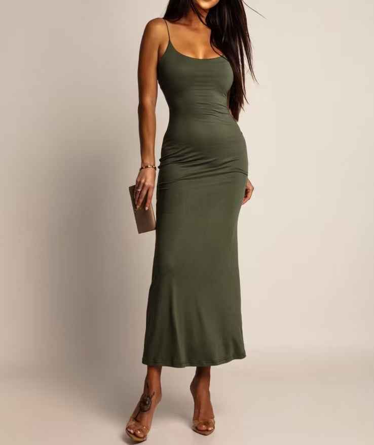 Elegant Sexy Strap Slim Fit Socialite Style Women's Dress