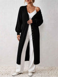 Fashionable Knitted Cardigan Dress